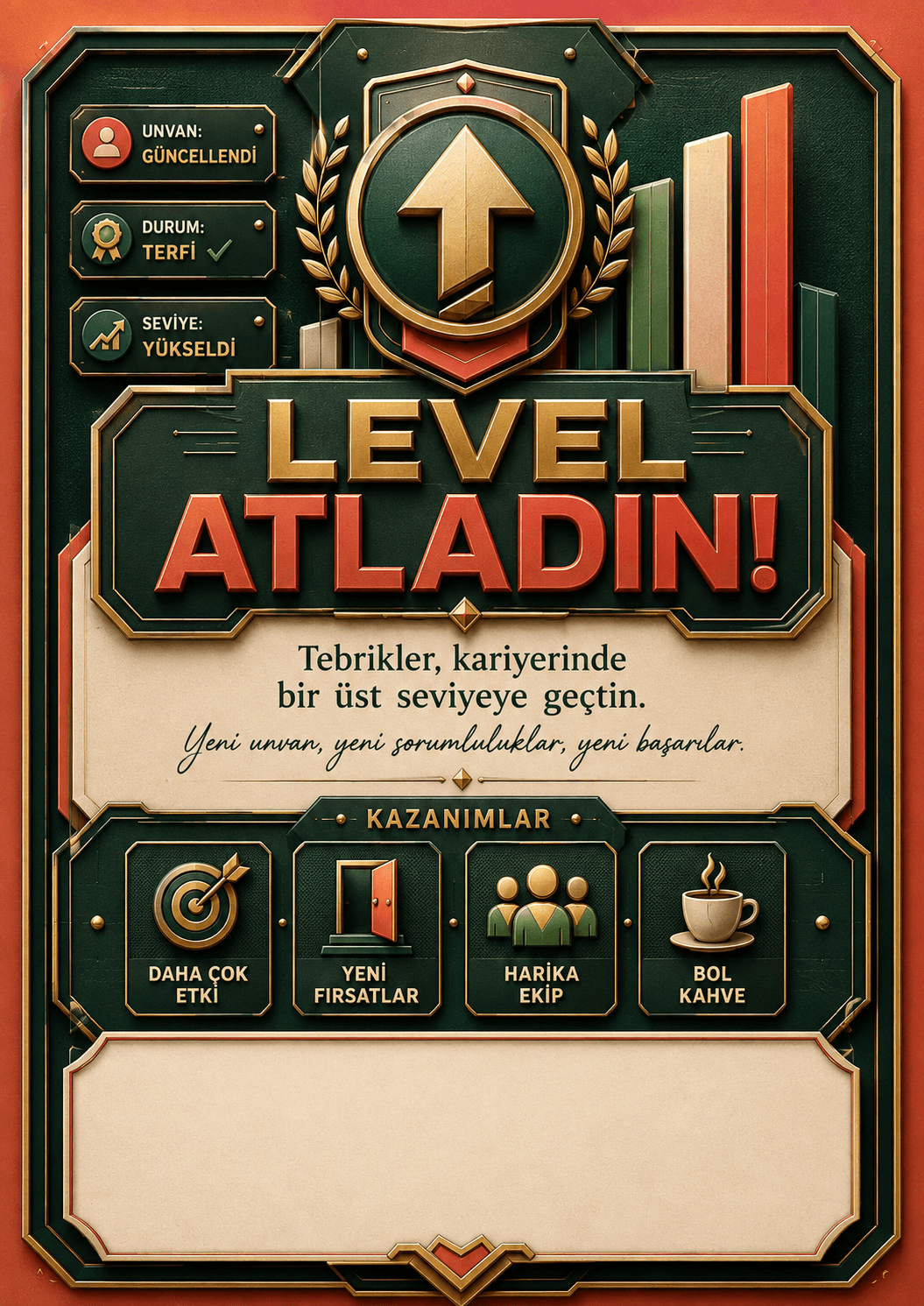 Level Atladın